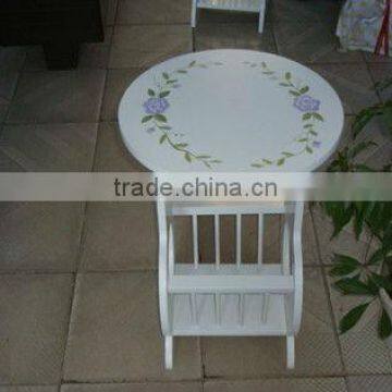 modern practical elliptic round table with vase leg