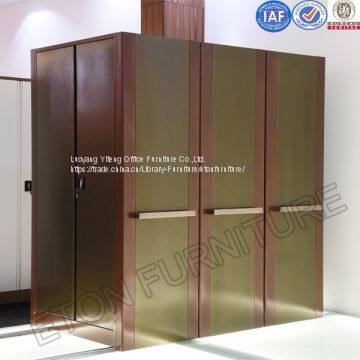 Yiteng Library Furniture Metal Mobile Bookcase Shelving Cabinet photo-3