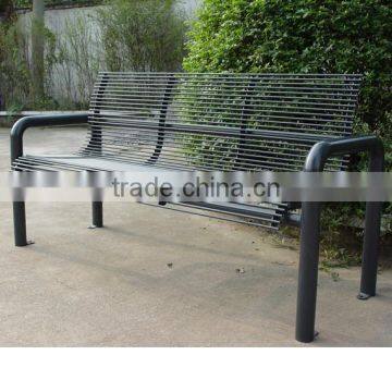 Street Outdoor Steel Seating Bench photo-2