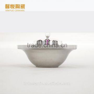 New Style Ceramic Dinnerware /European Fruit Bowl With Lid