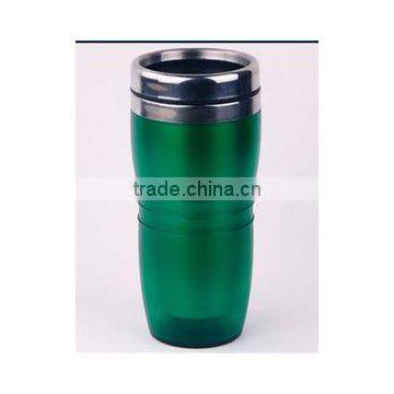 Double-wall stainless travel mug