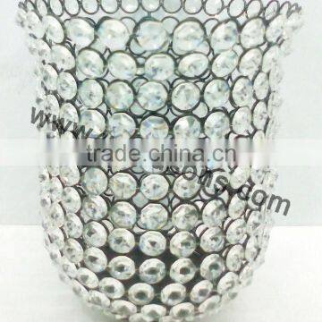 Metal Crystal Vase Votive photo-3