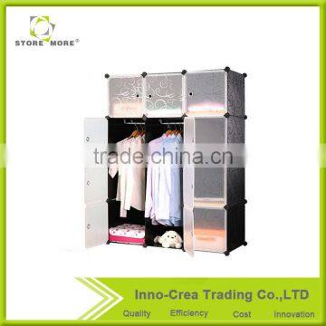 Hot Sale Bedroom Cheap Plastic Wardrobe Closet