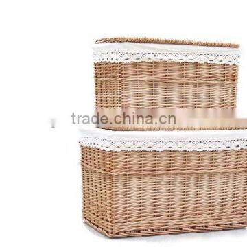 Hand made wicker material casket for sale