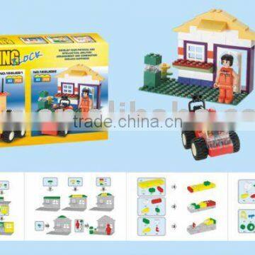 plastic building blocks robot toys