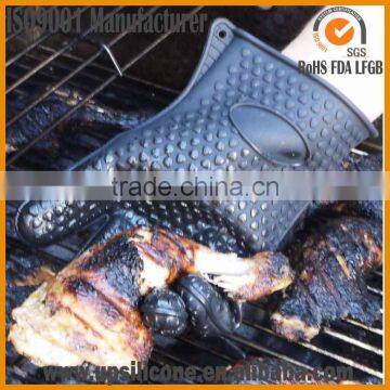 Heat Resistant Home Kitchen Silicone Oven Gloves photo-3