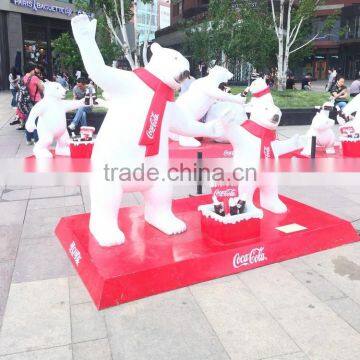 Outdoor Fiberglass Bear Sculpture for Playground photo-3