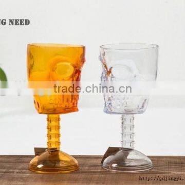 New Style Wholesale 550ml LED Acrylic Drinkware Skull Plastic Cup Mug Halloween Decorations photo-3