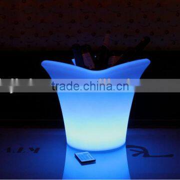 China Manufacturing Plastic RGB Rechargeable Led Wine Bucket photo-4