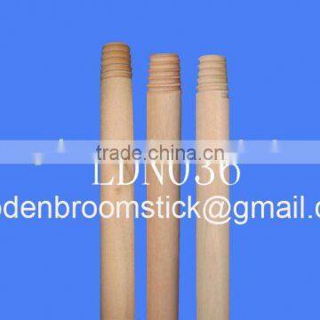 Natural wooden broom handle/mop stick