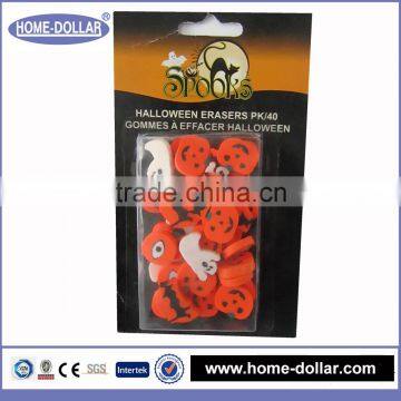 OEM brand eco-friendly competitive price quality-assured new design various halloween pumpkin eraser