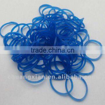 2mm hair elastic band of natural and synthetic colourful rubber band