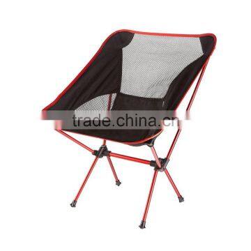 High Density Fabric Aluminum Foldable Camping Chair, Folding Beach Chair