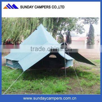 Outdoor High Quality Cotton Canvas Bell Tent for Camping photo-6