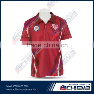 High quality custom Logo printing man stripe polo lining