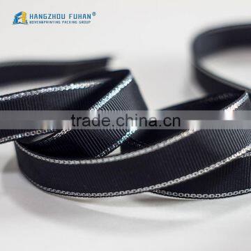 New Arrival Wholesale Custom Satin Ribbon With Silver Yarn photo-5