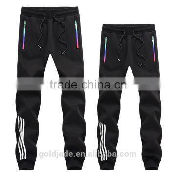 Stylish Stitching Track Pants Wholesale, Custom High Quality Cotton Sport Pants Men photo-2