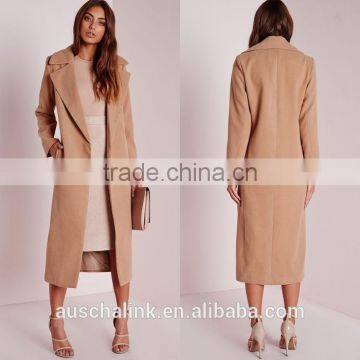 OEM Service Best Selling Lady Oversized Camel Winter Coat photo-6
