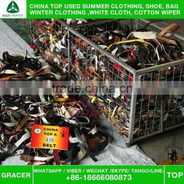 Gracer Wholesale Buyers Blanks Fashion Unisex Second Hand Used Leather Belt Men photo-4