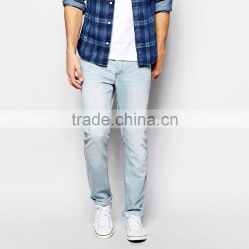 great quality blank ice blue jeans wholesale from HOYUGO