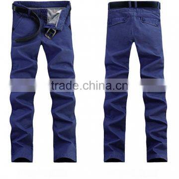 Wholesale 100%Cotton Casual Long Slim Fit Pants For Man photo-6