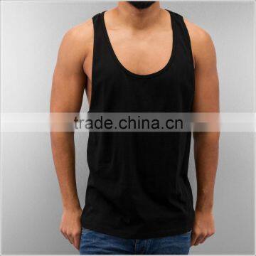 Custom Summer Cool Men Vest Comfortable Blank Racer Back Gym Tank Top photo-4