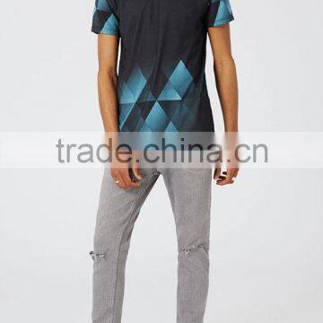 China Manufacturer Wholesale Quickly Dry Fiber Sublimation Loose Sports t Shirts photo-3