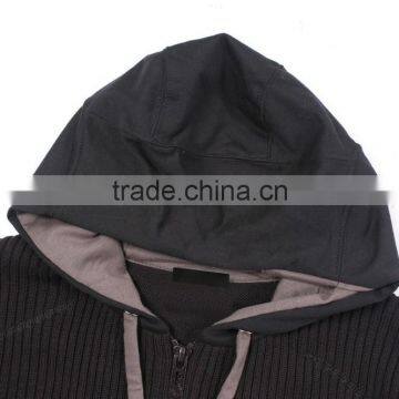 Fashion Long Sleeve Black Cardigan Sweaters For Men photo-2