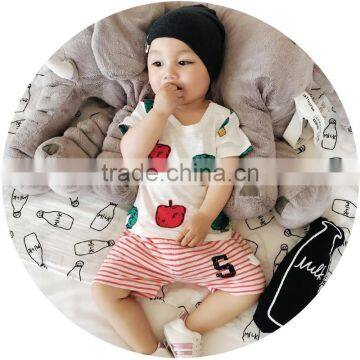 S17044A Wholesale Baby Clothes Organic Cotton Shorts photo-2