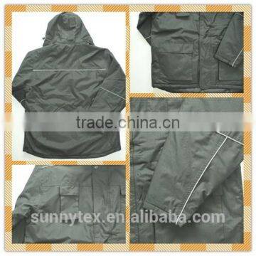 Mens Clothing Cheap Winderbreaker Diamond Quilited Reflective Jacket photo-3