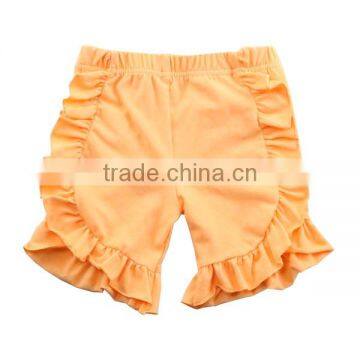 2017 New Summer Kids Children Toddler Cotton Girls Wholesale Cheap Soild Striped Icing Ruffle Shorts photo-2