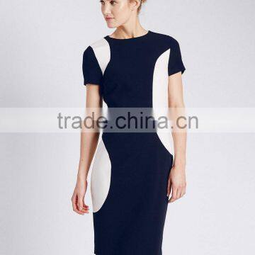 Colour Block Shift Dress
