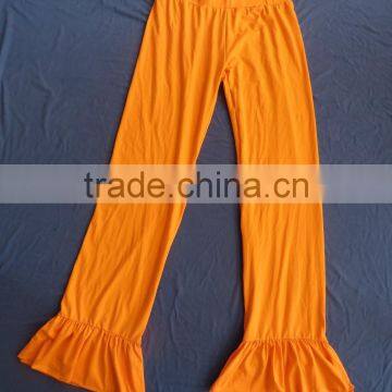 Factory OEM Custom Women New Design Yoga Pants Ruffle Capri Leggings Sportswear Activewear photo-3