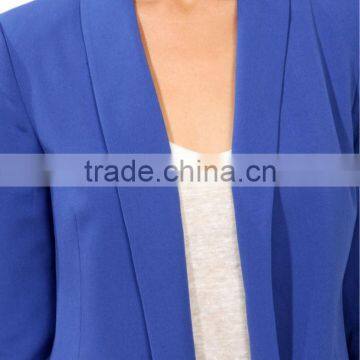 Shawl Collar Cutaway Blazer photo-5