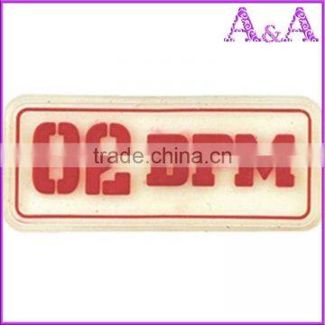 Fashionable Custom Brand Luggage Bag Silicone Label PVC Logo Rubber Tag photo-2