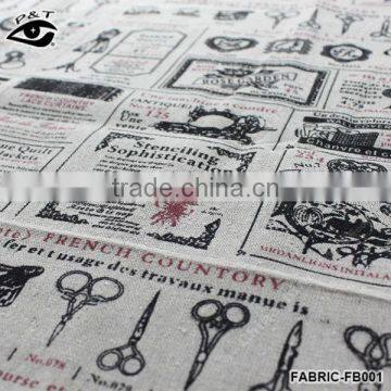 Cotton Fabric Linen Fabric for DIY Bags Bolster Table Cloth Tablecloth photo-3