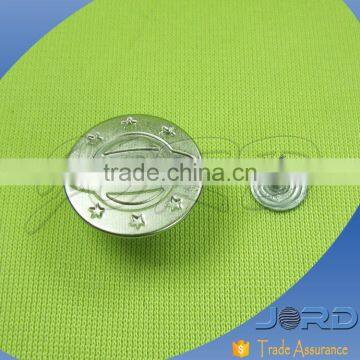 New Style Silver Nickel Free Jeans Button Custom Design Nickel Color Buttons for Jeans Washable and Hand Press photo-2
