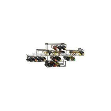 Best Price Decorative Metal Wine Racks Wall Mounted Wine And Beer Holders MH-MR-15010