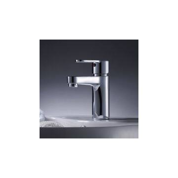 Single lever wash basin mixer