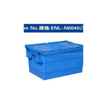 60L Plastic Moving Attached Lid Container