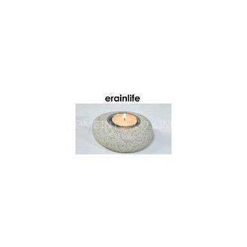 Stone Candle Stick Holders / Coffee Shop Tea Light Holder