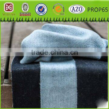 Warm soft windproof cheap tassel solid polar fleece scarf