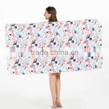 Factory price China wholesale digtial Print customized design luxury beach/bath towel