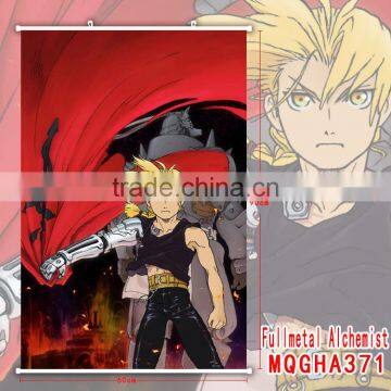 Fullmetal Alchemist Japanese Fancy Cartoon Wallscrolls Edward Elric Cosplay Cool Anime Good Quality Wallscrolls 60*90CM