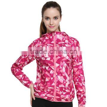 Women Climbing Hiking Skin Jacket Running Gym Wear