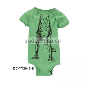 Summer Wholesale Trend Lovely Dinosaur Baby Clothes Baby Romper