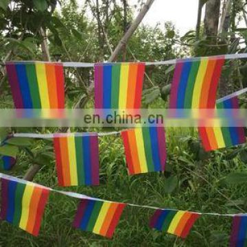 Colorful Rainbow Peace Flags Banner LGBT Pride LGBT Flag Lesbian Gay Parade Flags Home Decoration Rainbow Flag