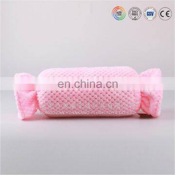 ODM lovely pink candy shaped pillow for kids