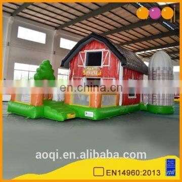 AOQI new design commercial use outdoor inflatable jumping house bouncer for kids for sale