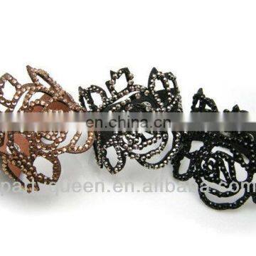 fashion butterfly rhinestone hand bracelet